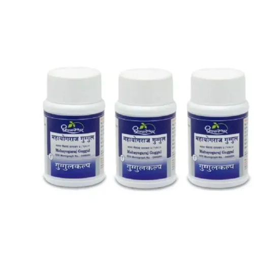 Dhootapapeshwar Mahayograj Guggul (30 Tablets, Pack of 3)