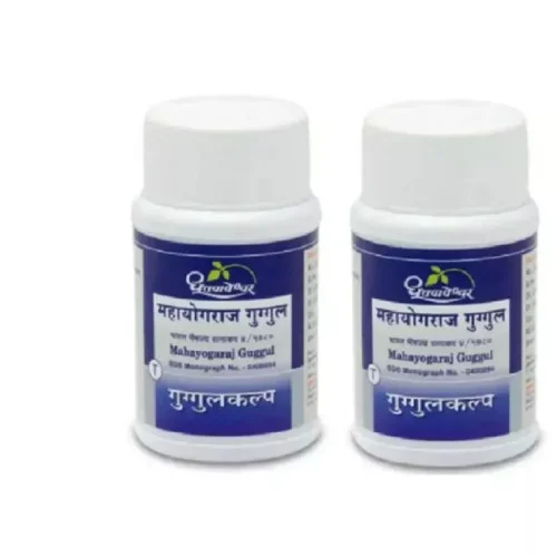 Dhootapapeshwar Mahayograj Guggul (60 Tablets, Pack of 2)