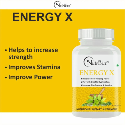 Nutrivue Energy X (60 Capsules, Pack of 4)
