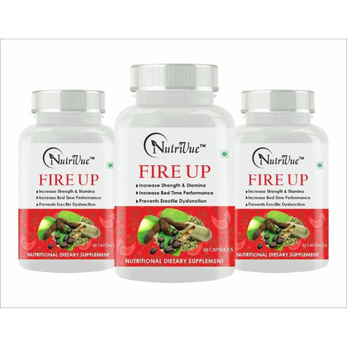 Nutrivue Fire Up (60 Capsules, Pack of 3)
