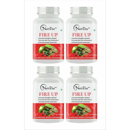 Nutrivue Fire Up (60 Capsules, Pack of 4)