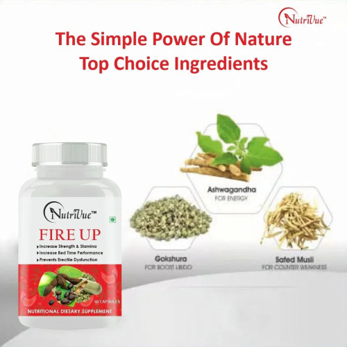 Nutrivue Fire Up (60 Capsules, Pack of 4)
