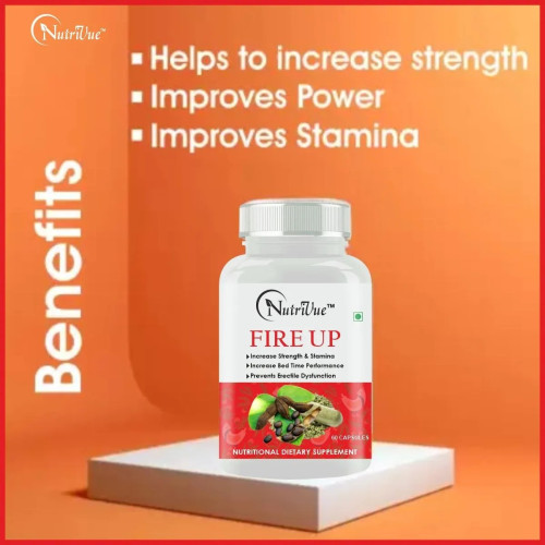 Nutrivue Fire Up (60 Capsules, Pack of 4)