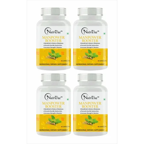 Nutrivue Manpower Booster (60 Capsules, Pack of 4)