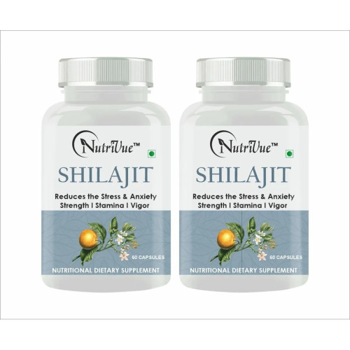 Nutrivue Shilajit (60 Capsules, Pack of 2)