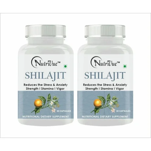 Nutrivue Shilajit (60 Capsules, Pack of 2)