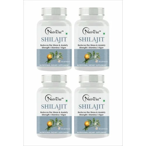 Nutrivue Shilajit (60 Capsules, Pack of 4)