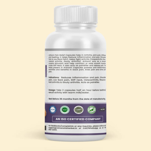 Mimansha Arthomi Body pain Reliever (60 Capsules)