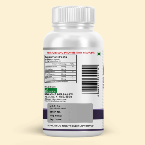 Mimansha Arthomi Body pain Reliever (60 Capsules)