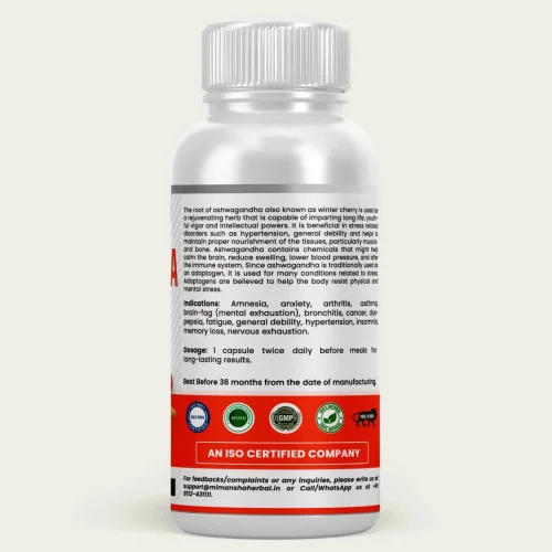 Mimansha Ashwagandha Muscular Strength (60 Capsules)
