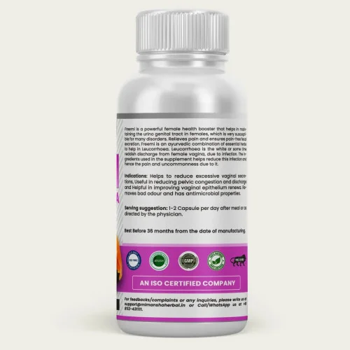 Mimansha Freemi Anti leucorrhoea Theraopy (60 Capsules)