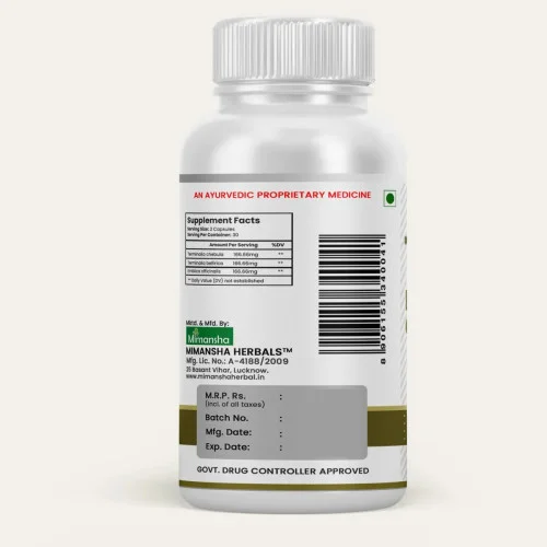 Mimansha Triphala  Capsulesule (60 Capsules)