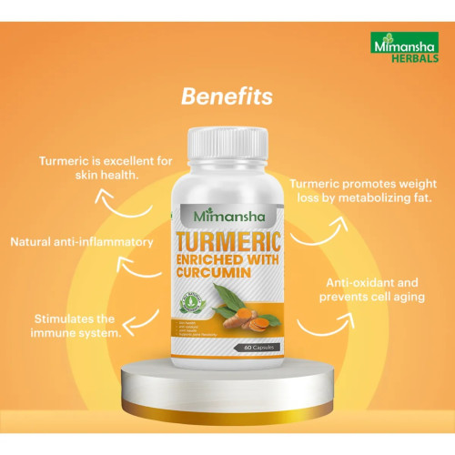 Mimansha Turmeric  Capsulesule (60 Capsules)
