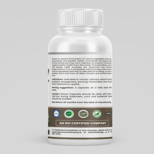 Mimansha Stonze Stone Remover  Capsulesule (60 Capsules)