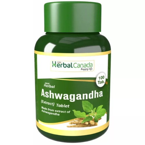Herbal Canada Ashwagandha Extract  Tablets (100 Tablets)