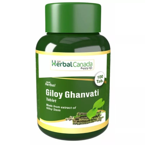 Herbal Canada Giloy Ghanvati  Tablets (100 Tablets)