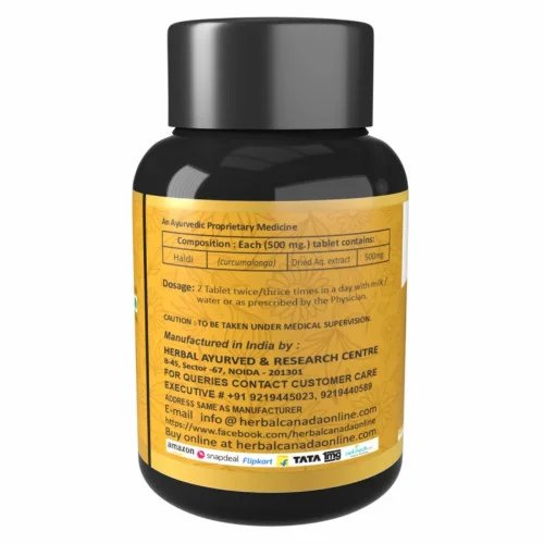 Herbal Canada Haldi  Tablets (100 Tablets)