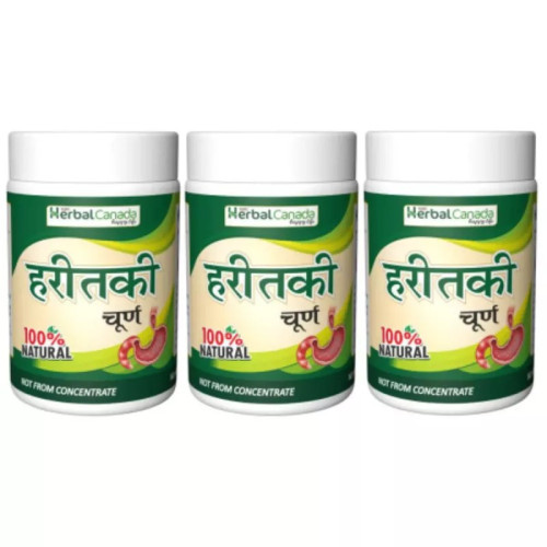 Herbal Canada Haritaki Powder (100g, Pack of 3)