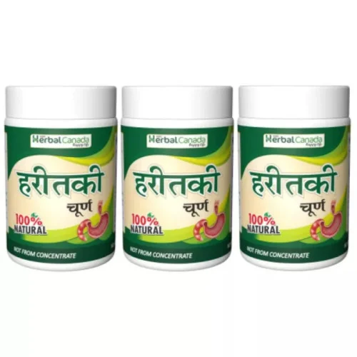 Herbal Canada Haritaki Powder (100g, Pack of 3)