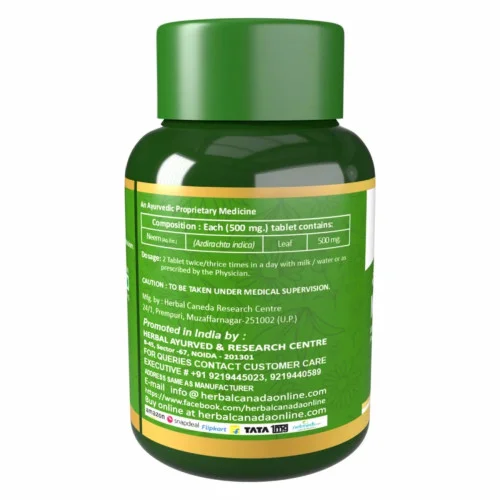 Herbal Canada Neem Extract  Tablet (100 Tablets)