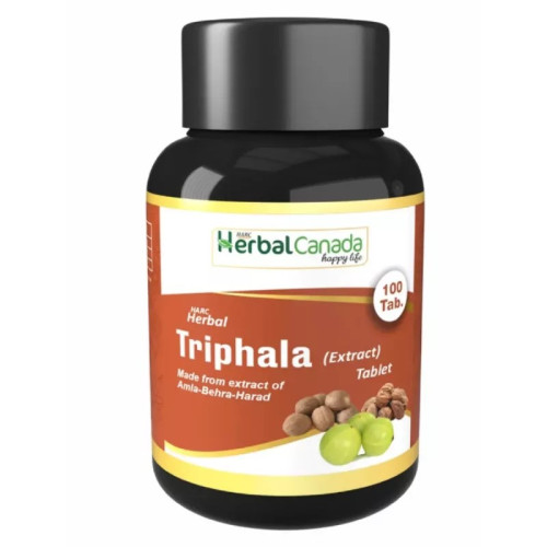 Herbal Canada Triphala Extract  Tablet (100 Tablets)
