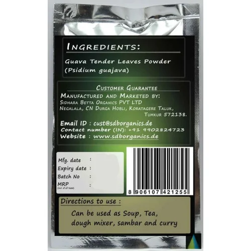 Sidhara Betta Herbals Guava Tender Leaves Powder (15g)