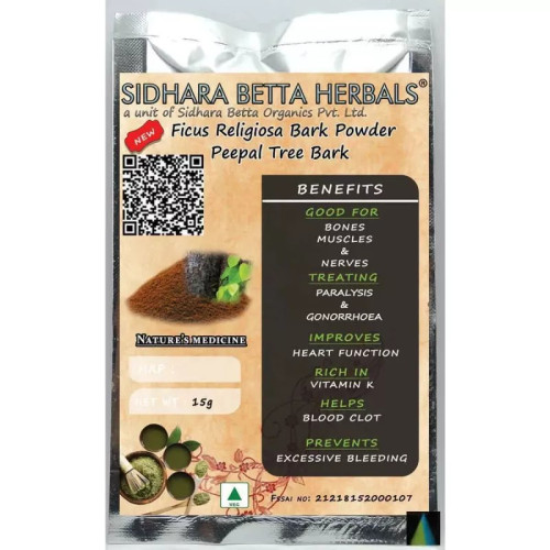 Sidhara Betta Herbals Ficus Religiosa Bark Powder (15g)