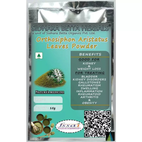 Sidhara Betta Herbals Orthosiphon Aristatus Leaves Powder (15g)