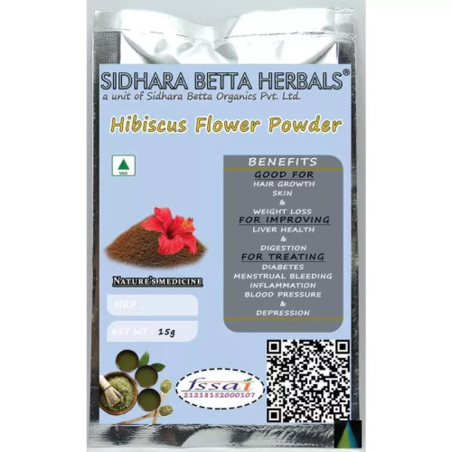 Sidhara Betta Herbals Hibiscus Flower Powder (15g)
