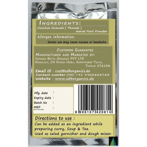 Sidhara Betta Herbals Coccinia Grandis (Thonde) Aerial Part Powder (15g)