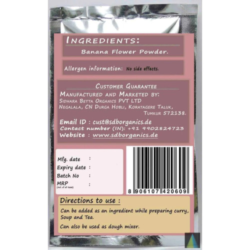 Sidhara Betta Herbals Banana Flower Powder (15g)