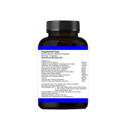 Opitron Plus Ayurveda Male Enhancement (60 Capsules)