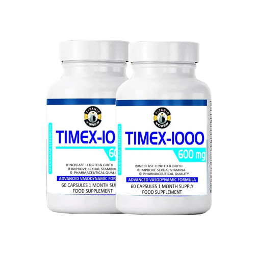 Opitron Plus Timex 1000 For Men (60 Capsules, Pack of 2)