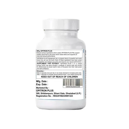 Opitron Plus For Male Climax Intensity (60 Capsules, Pack of 2)