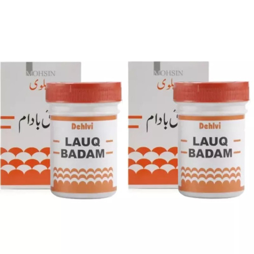 Dehlvi Remedies Lauq Badam Useful In Dry Cough, Also Strengthens The Brain (125g, Pack of 2)