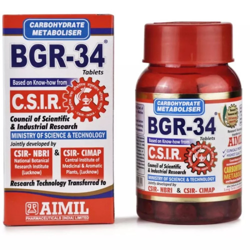 Aimil BGR 34  Tablets (100 Tablets)