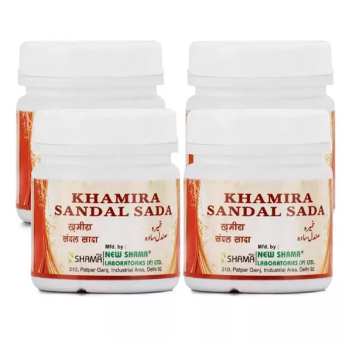 New Shama Khamira Sandal Sada (125g, Pack of 3)