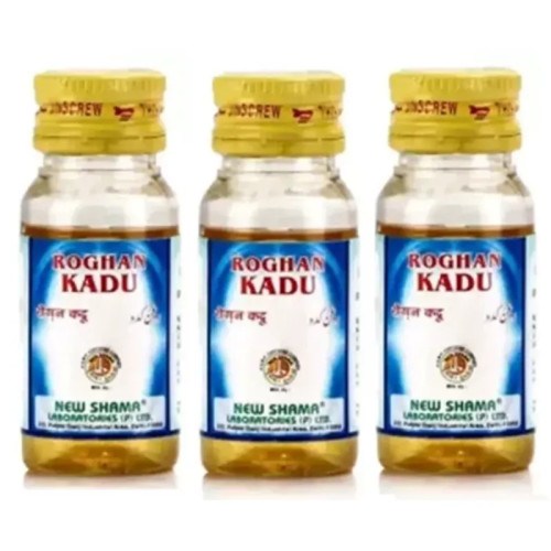 New Shama Roghan Kaddu Relieves Headache (30ml, Pack of 3)