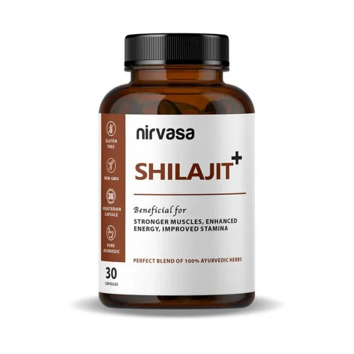 Nirvasa Shilajit  Capsules (30 Capsules)