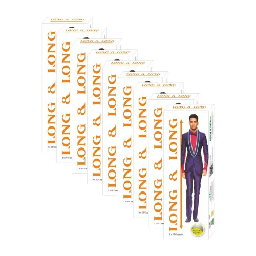 Mahaved Long And Long  Capsulesule (60 Capsules, Pack of 9)