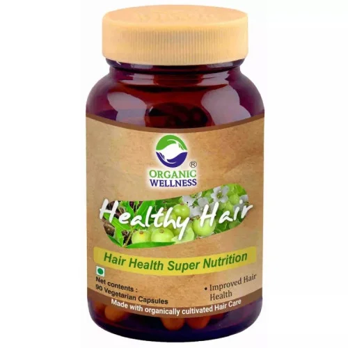 Organic Wellness Healthy Hair 90 Vegetarian  Capsules (90 Capsules)