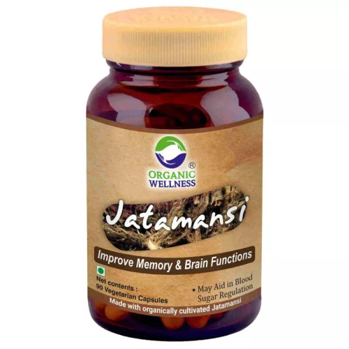 Organic Wellness Jatamansi 90 Vegetarian  Capsules (90 Capsules)