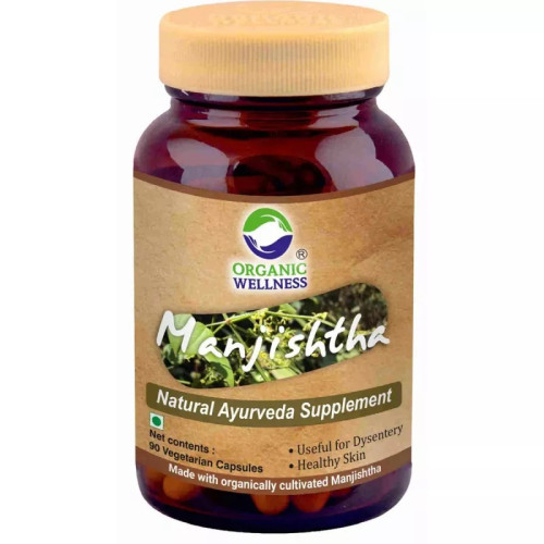 Organic Wellness Manjishtha 90 Vegetarian  Capsules (90 Capsules)