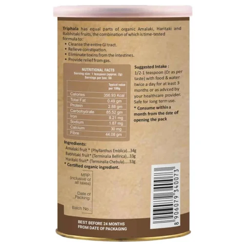 Organic Wellness Triphala Powder (100g)