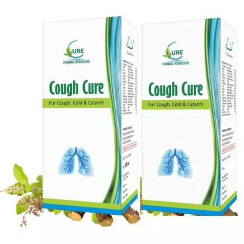 Cure Herbal Cough Cure S.F (200ml, Pack of 2)