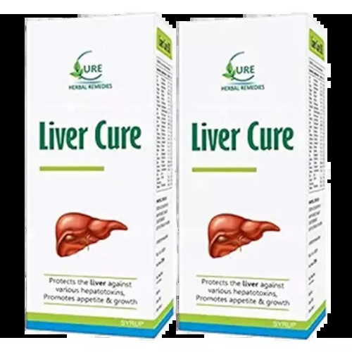 Cure Herbal Liver Cure S.F (200ml, Pack of 2)