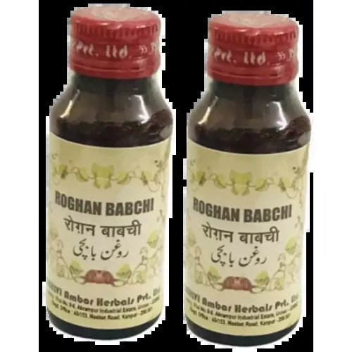 Dehlvi Ambar Roghan Babchi (100ml, Pack of 2)
