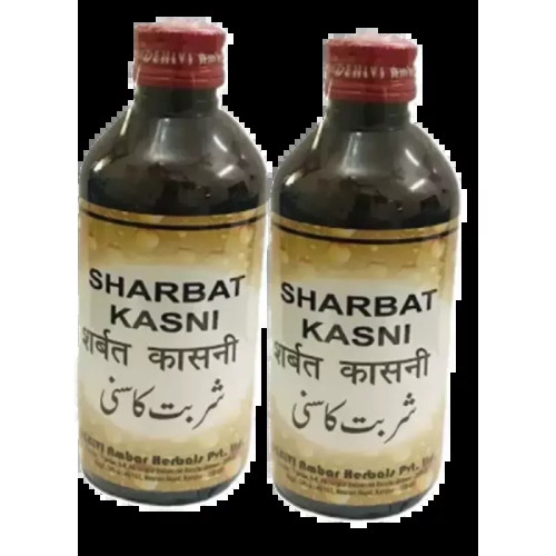 Dehlvi Ambar Sharbat Kasni (200ml, Pack of 2)