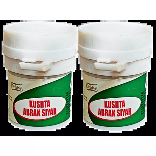 Dehlvi Kushta Abrak Siyah (10g, Pack of 2)