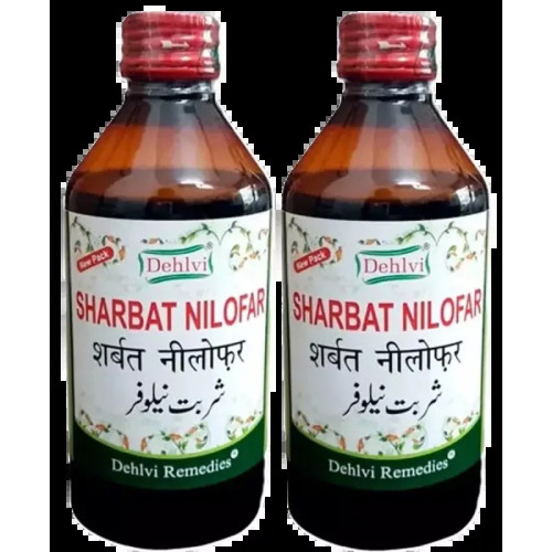 Dehlvi Sharbat Nilofar (200ml, Pack of 2)